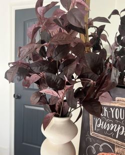 Heart & Hand With Magnolia Plum Wreath And 3 Plum Branches