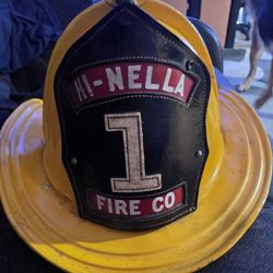 Vintage Fire Helmet