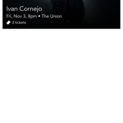 Ivan Cornejo Tickets