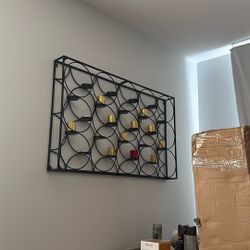 X-Large Black Candle Wall Holder 