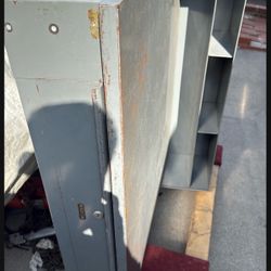 Used Loyd Made In The USA Shop Desk 34-1/2"W x 30"D x 38 to 42-1/2"H With Pigeonhole Compartments Gray