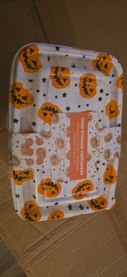 Halloween Food Storage Containers Set of 6