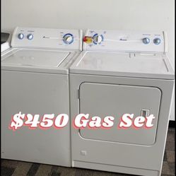 Amana Gas Washer And Dryer Set 