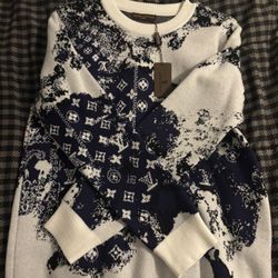 LOUIS VUITTON SWEATER (White/Blue)