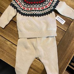 New Old Navy Baby Knit Set 0/3 Months