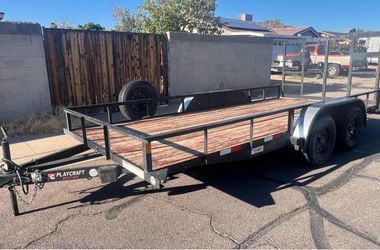 2022 Playcraft trailer 83”x16’ dual axle