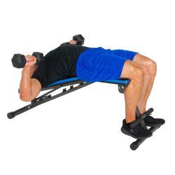 PROGEAR 1300 Adjustable 12 Position Weight Bench with an Extended 800lb Weight Capacity and Leg Hold Down