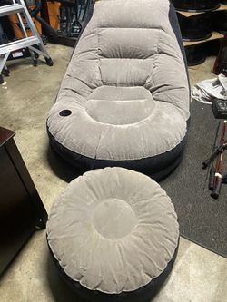 Inflatable Chair & Ottoman 