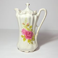 Chocolate Pot Pink Roses