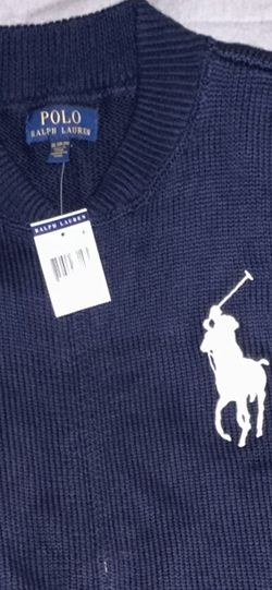 Girls Polo Ribbed Sweater 