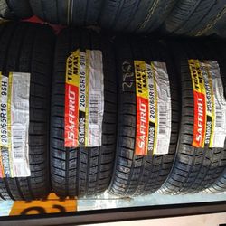 205/65r16 saffiro NEW Set of Tires installed and balanced for FREE