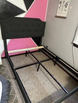Bed frame and mattress