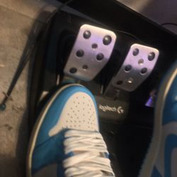 Good Steering Wheel For A Ps Five Or Ps4 And Pedals