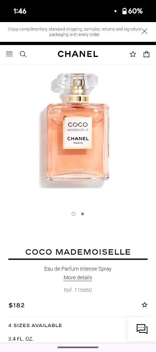 Chanel Cocoa Mademoiselle 3.4