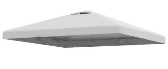 NEW 10X10 Replacement Canopy Cover Top Suitable for Straight Leg Sunshades, Durable, Tear-Resistant, Ideal for Outdoor Camping And Patio Shading (Top 