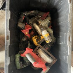Box Full Of Power Tools 