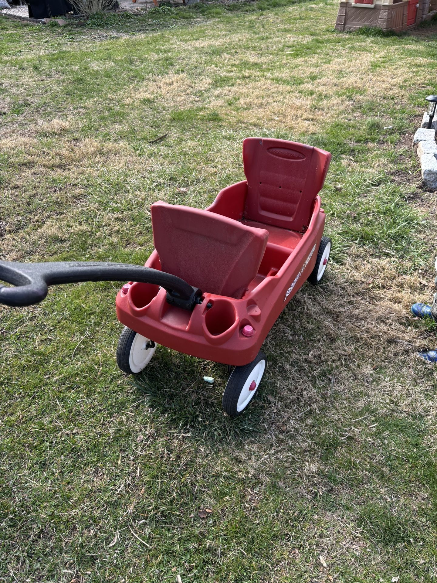 Radio flyer red wagon 2 seater. 