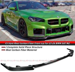 23-26 BMW G87 M2 Real Carbon Fiber CS Style Front Bumper Lip