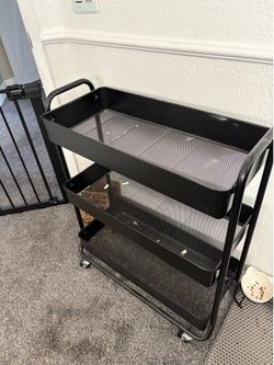 3 level rolling cart