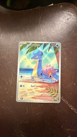 Mistys lapras Pokemon card