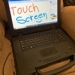 Kids & WaterProof - Touchscreen Dell Rugged 14” Laptop *HDMI *Backlit Keys *Bluetooth *Fingerprint Sensor