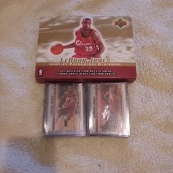 LeBron James Rookie Card Set Mint...