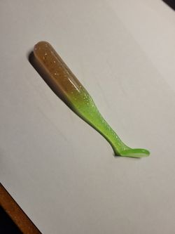 5in Solid Body Swimbaits Pinklady Lime 6pk