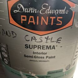 5 Gallon Dun Edward's Interior Paint Semi Gloss Sandcastle