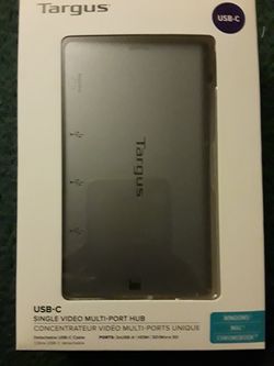 targus single video multi-viedo hub