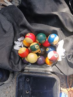 Billiard balls