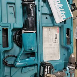 Makita Sawzall and Makita Hammer Drill