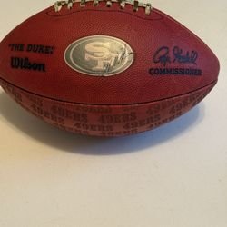 NFL Game Ball 49ers Replica 