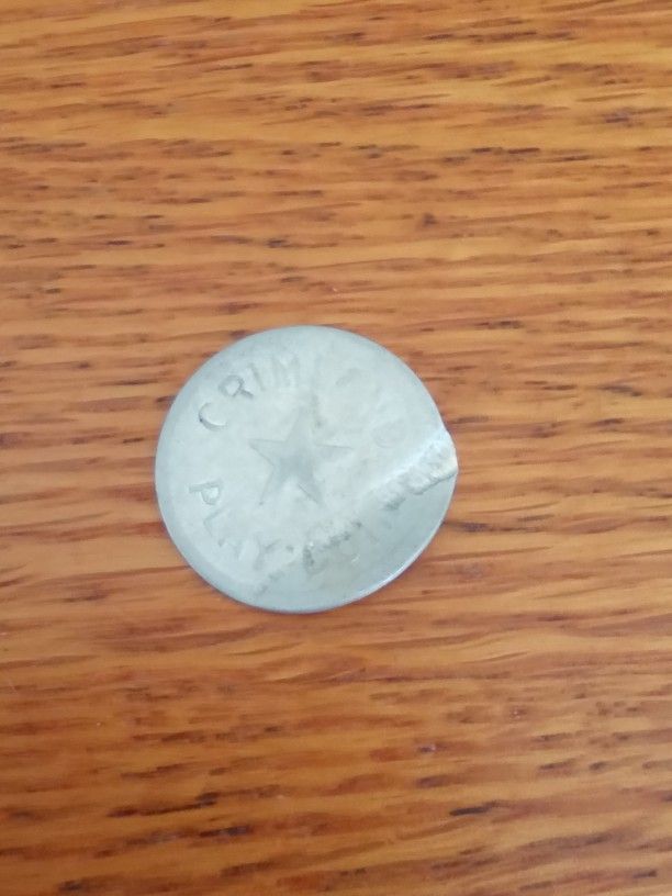 Vintage Grimland Play Coin Token 25 with Stars