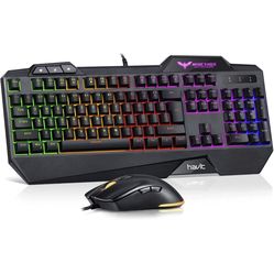 Magic Eagle Havit GAMING KEYBOARD RGB Back Lit Board W/Mouse