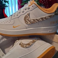 Custom DIOR AIR FORCE 1 Glow In The Dark 