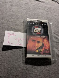 UMD Video for PSP Gone In 60 Seconds Director's Cut 