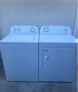 AMANA WASHER AND DRYER SET
