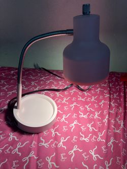 Night stand pink lamp