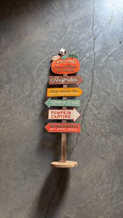 Festival Directional Sign