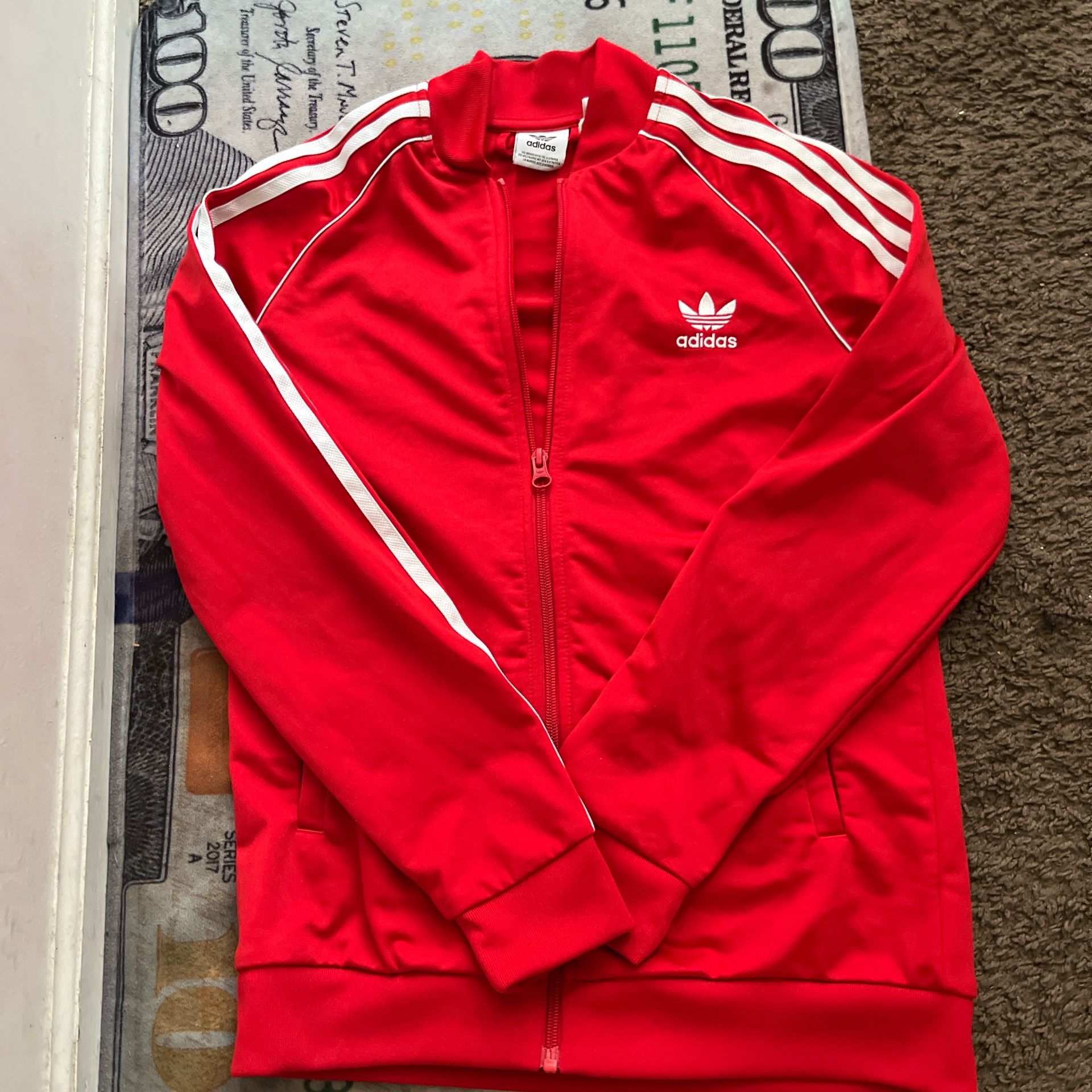 Adidas Red Track Jacket