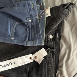 purple jeans size 38