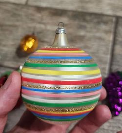 9 RARE vintage Christmas ornaments - made in Italy