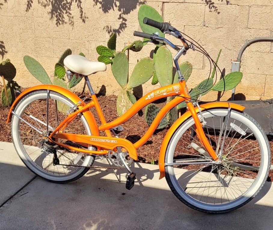 🧡 Micargi Rover 7SP Women’s Cruiser Bike – Orange