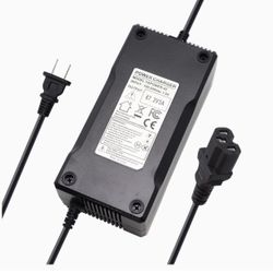 67.2V 3A / 60V 3A Lithium Battery Charger AC Adapter Power Supply for 16S 60V Lithium Li-ion Batteries Pack with 3 Holes Plug