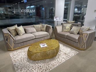 Sofa loveseat set same day delivery no money down no credit need 0% interest