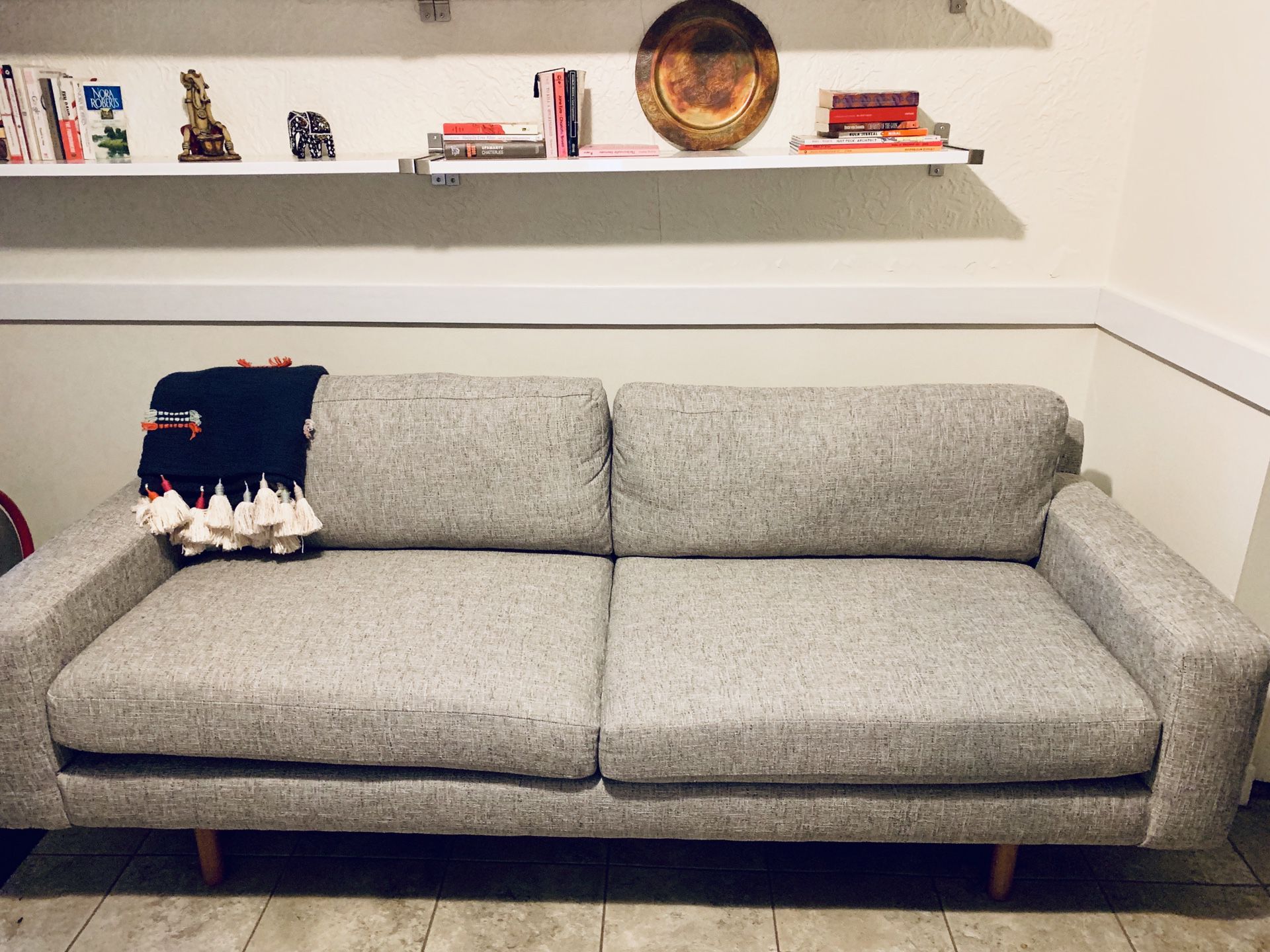 West elm 82” Eddy couch/sofa - $675