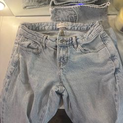 Pacsun Jeans with Fire Embroidered