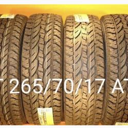 4   New Tires   For Sale   275/55/20      We Service Motorcycle Tires