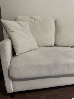 83” Modern 3-Seater Sofa with Transferable Protection Plan – $180
