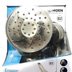 Moen engage hand shower and showerhead combo kit with magnetix nickel. Costco op